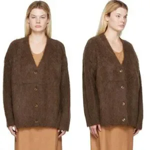 TOTEME - 【美品】  TOTEME / トーテム | BIELLA Boxy Alpaca シャギーニット | XS / S | ブラック | レディース TOTEME / トーテム | BIELLA Boxy Alpaca シャギーニット | XS